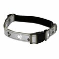 Partyanimal Reflective Pawprint Collar - Black - 18-26 in PA3128236